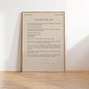 Throne of Glass Chapter 49 Print: Sarah J Maas Book Art (Digital Download)