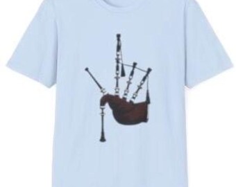 Bagpipes T-Shirt | Scottish Heritage Bagpiper Gift | Highland Games Shirt | Funny Musician Tee | Scotland Pride Fast & Free Shipping USA