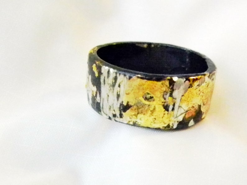 Rustic Wedding Band Hot Item Now Silver Rustic Mens Wedding Ring Black Black Patina over 99.9 Silver 22k Gold 22k Gold