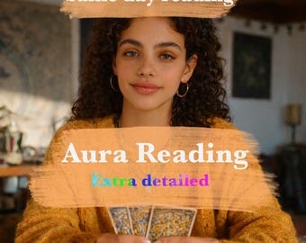 Aura Basic Reading Tarot: Same Day Energy Guidance (Written Message)