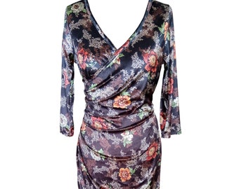 floral maxi evening dress