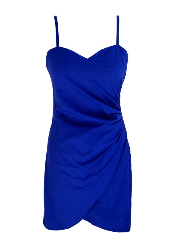 Blue Party Dress Plus Size Dress Blue Cocktail Dress | Etsy
