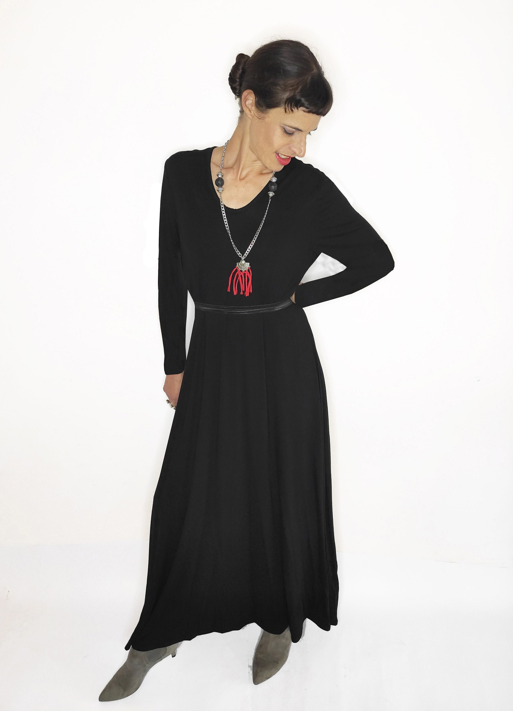 Black Summer Dress - Etsy