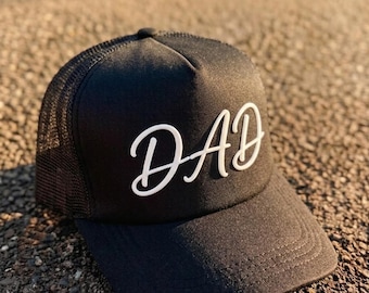 Gorra de béisbol personalizada con estampado en relieve, regalo personalizado para el Día del Padre, gorra de camionero de espuma, un regalo para papá.