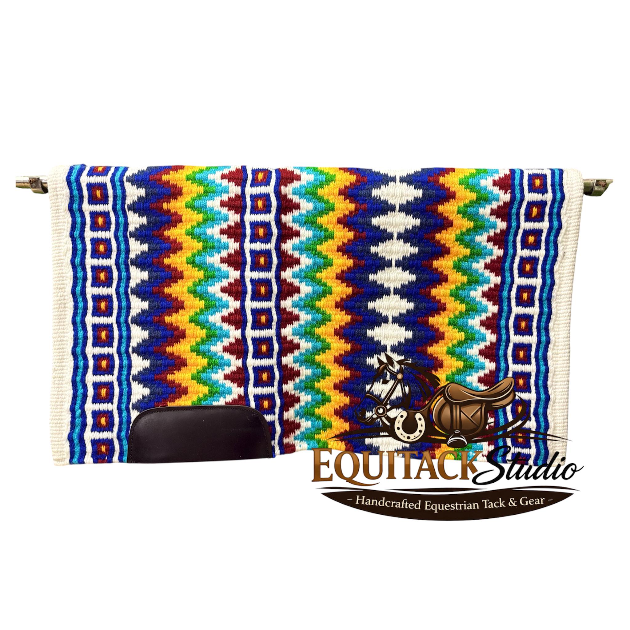Tapis de selle Western Show (tout en un) avec feutre en dessous (la