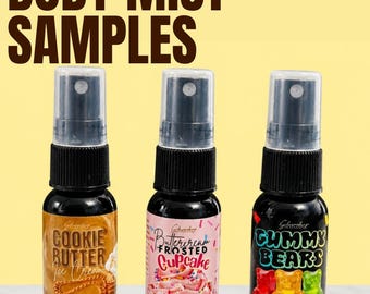 Luxury Moisture Collection- Body Mist Samples