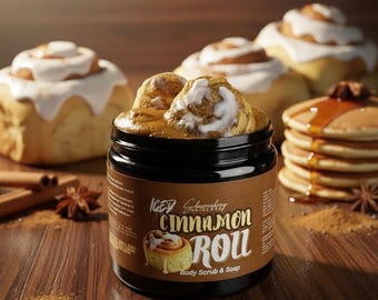Iced Cinnamon Roll Cleansing Body Scrub