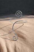 Sterling Silver Spiral Arm Cuff | Adjustable Handmade Jewelry