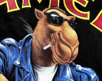 Vintage Camel Cigarettes Joe Camel T Shirt Tobacciana Collectible New Old Stock