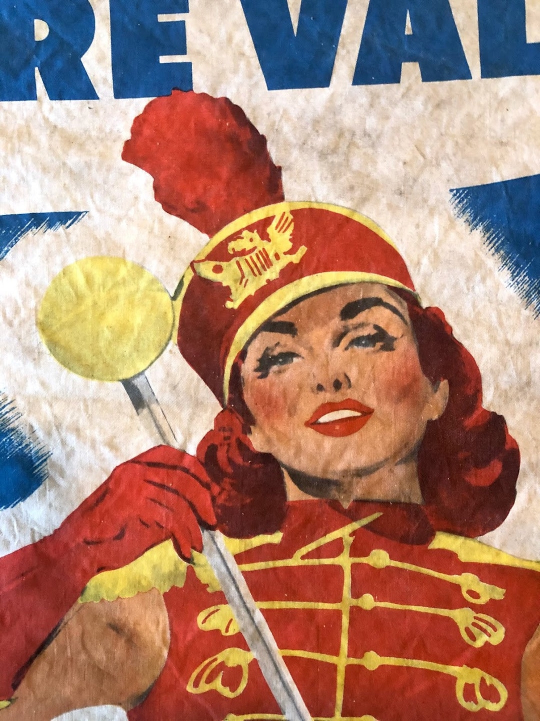 Vintage Goodyear Tire and Rubber Company Advertising Banner