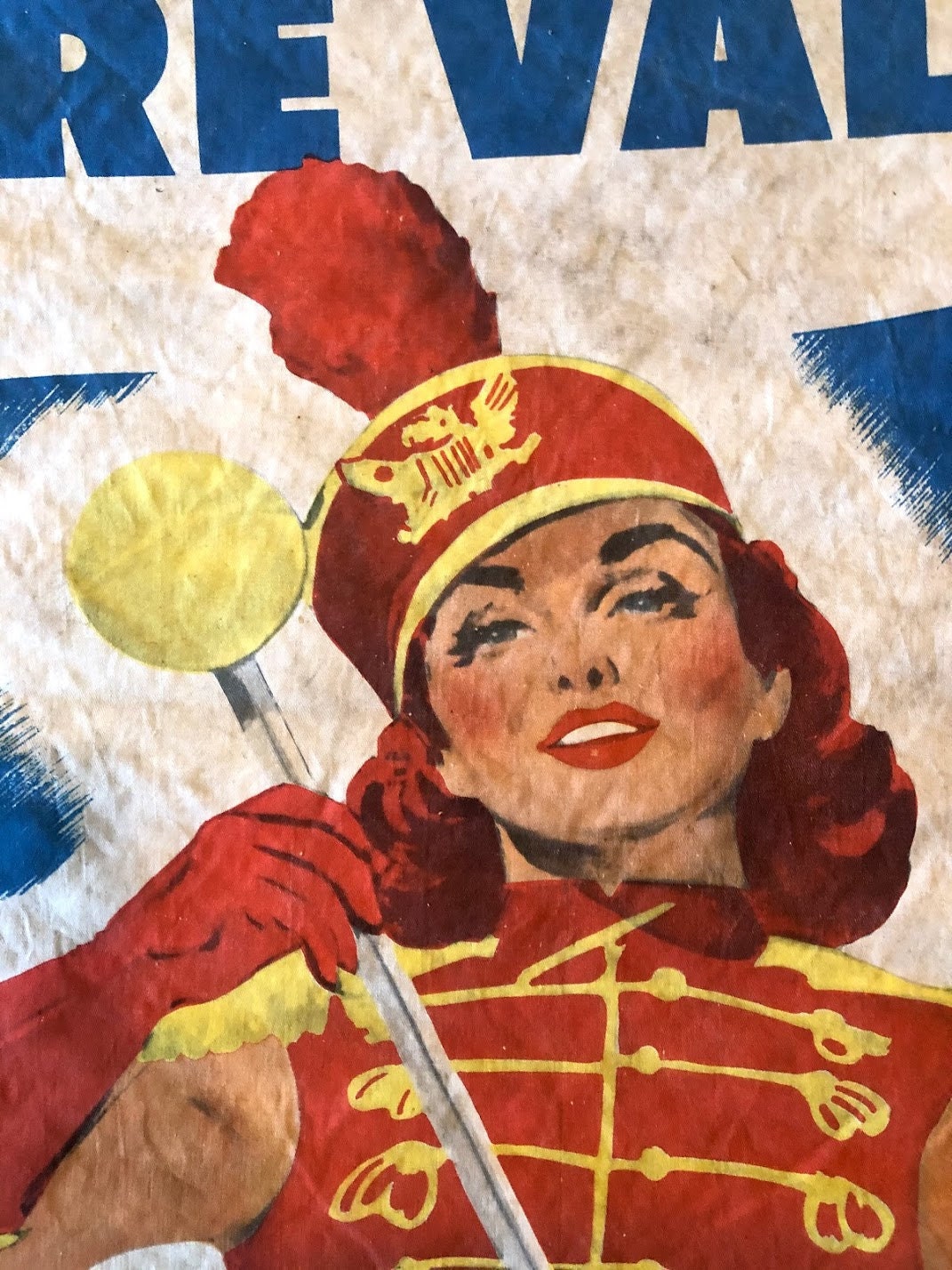 Vintage Goodyear Tire and Rubber Company Advertising Banner