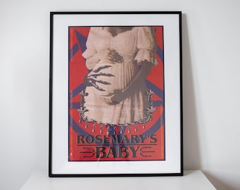 El bebé de Rosemary - Póster / Póster de película alternativo / Terror clásico / Fan art de película / Impresión hecha por fans / Diseño original