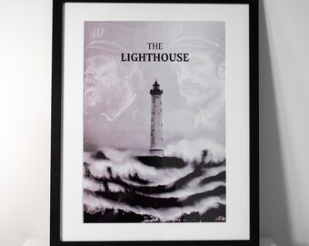 El Faro - Póster de película / Póster de película / A24 / Fanart de película alternativo / Impresión hecha por un fan / Diseño original