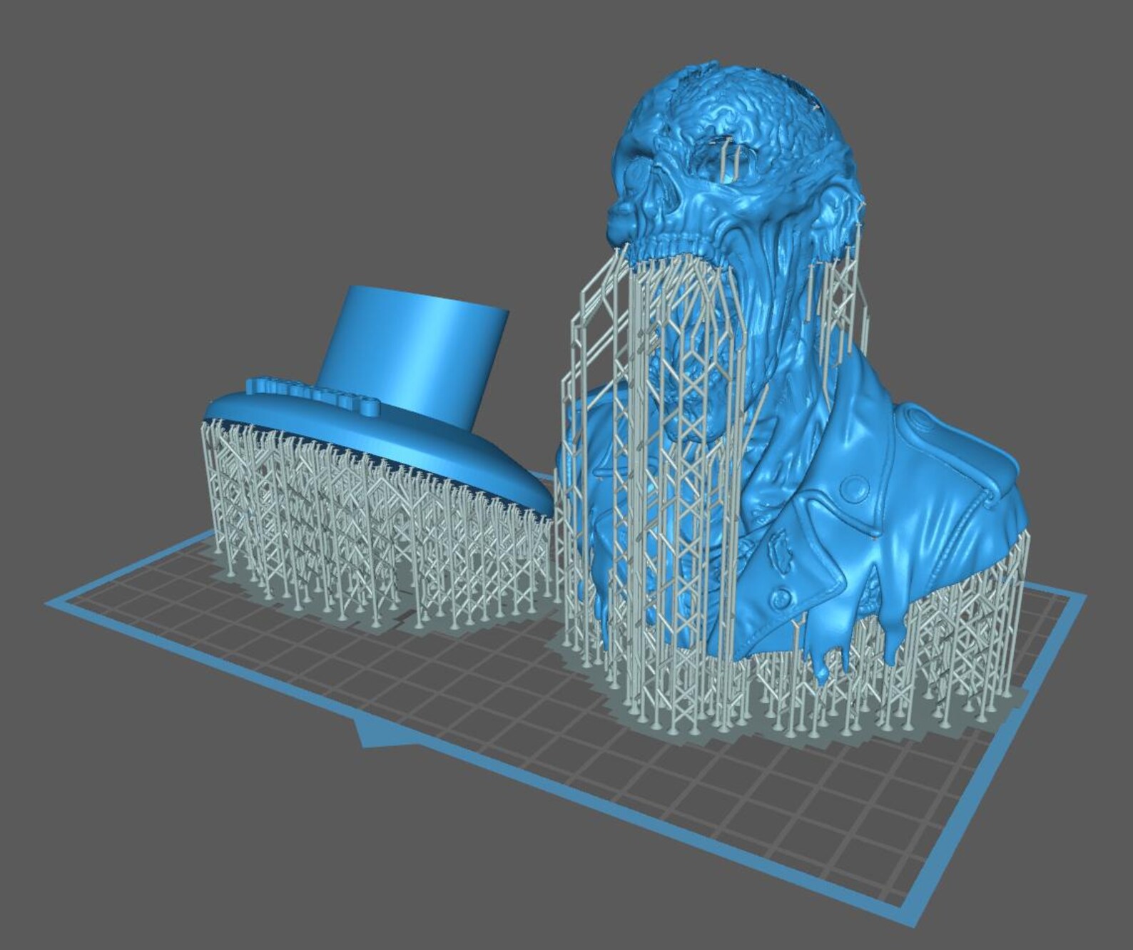 Zombie Bust "patient Zero" - STL File for 3D Printing - Detailed Horror ...