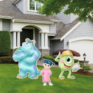 Monster Inc Cardboard Cutouts - Etsy