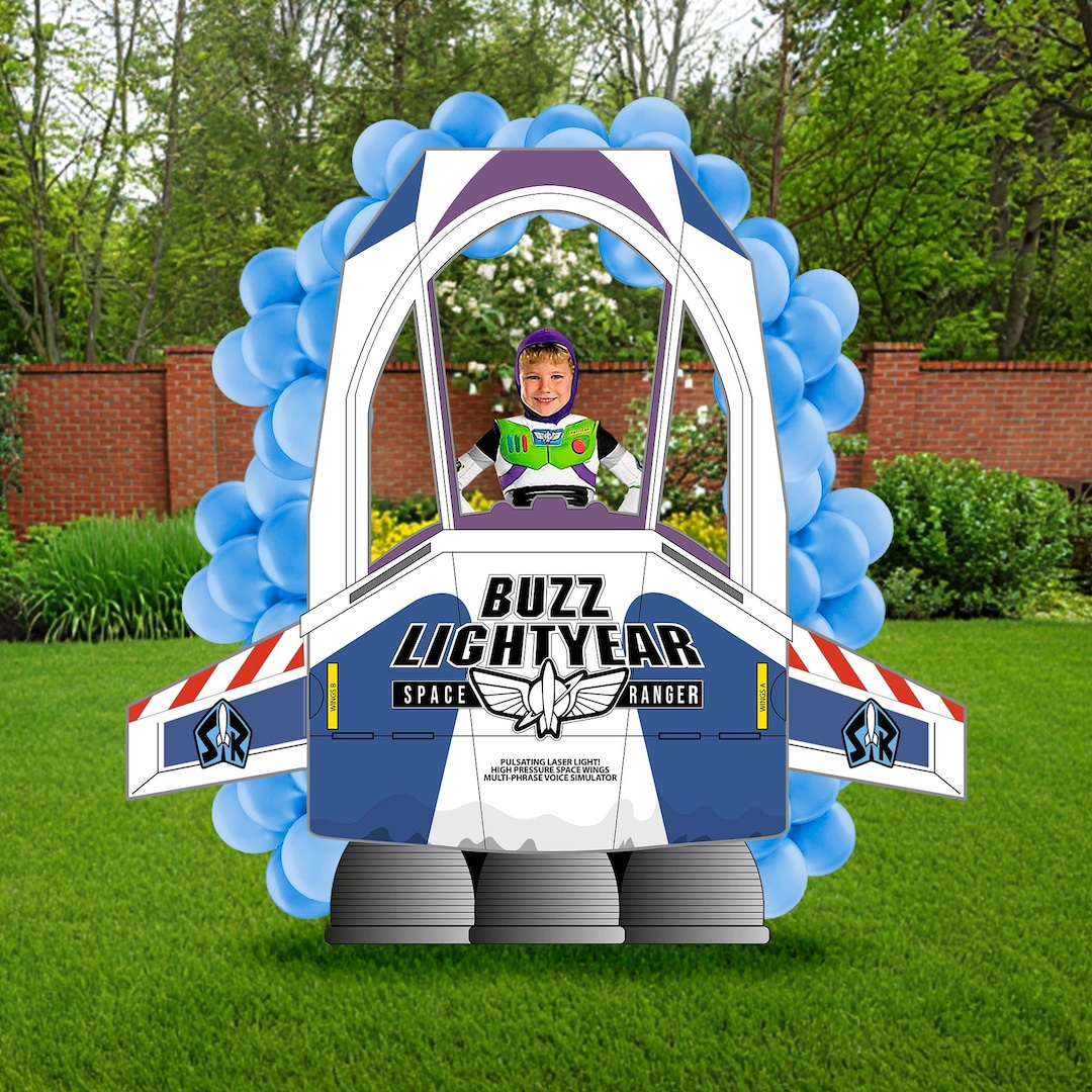 Buzz Lightyear Photobooth – Space Ranger Photo Prop for Birthday ...