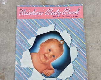 Heisher’s Baby Book hand knits for infants to 4 years vintage 1950