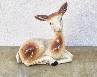 vintage ceramic deer