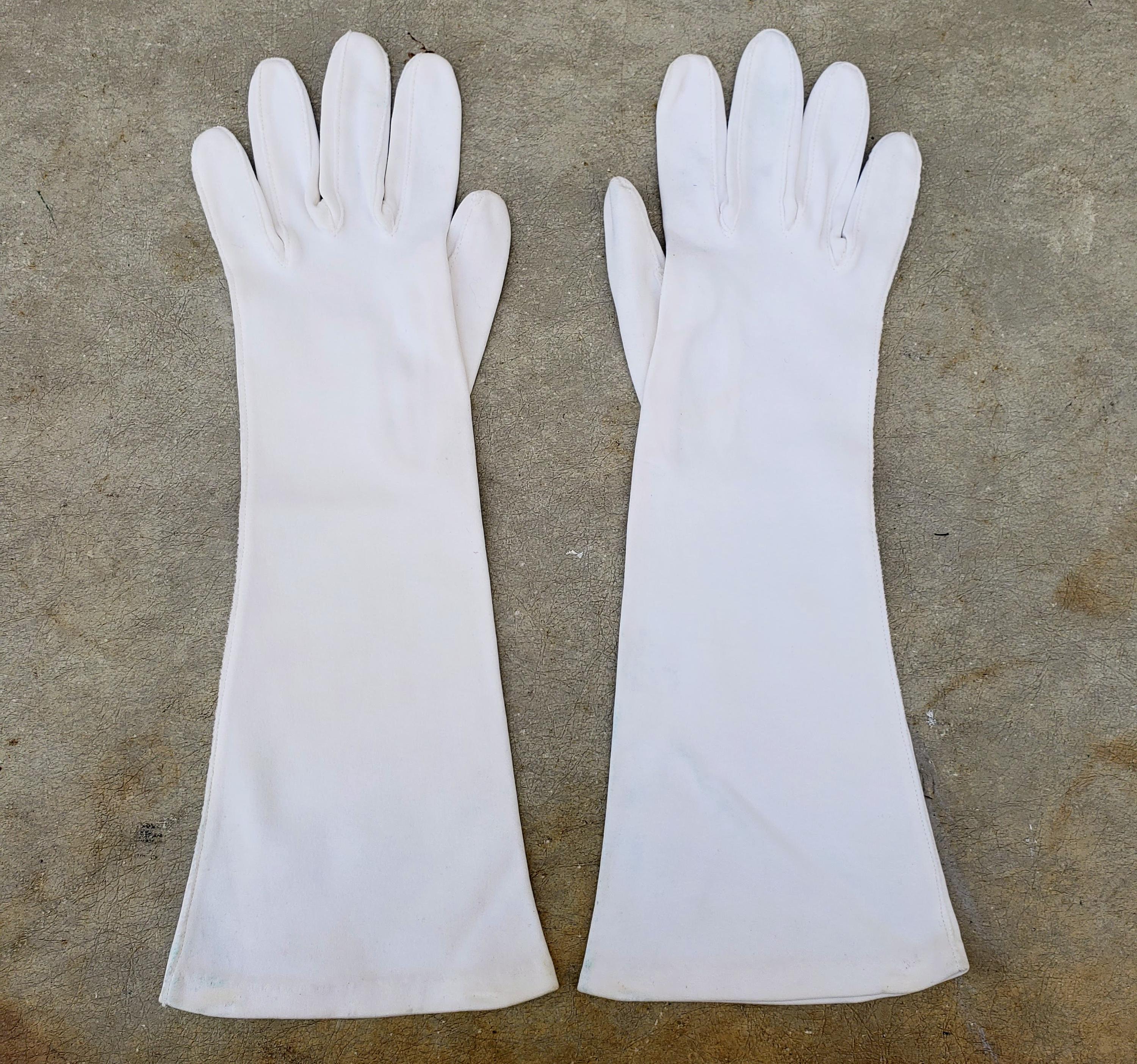 2 Paia Guanti Lunghi Senza Dita Donna – Manica Al Gomito, Rigati, Caldi, Acrilico