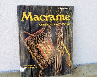 Macrame Creative Knot Tying how to Sunset book