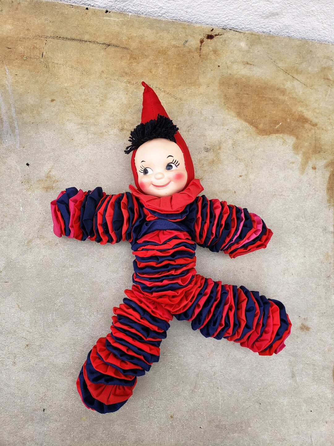 Little Clown Yo Yo Doll Vintage 60s 70s Etsy