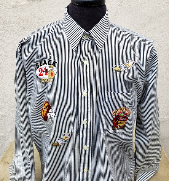 shirt with gambling patches by Mili Designs