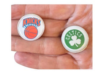 NBA Golfball Marker - Knicks oder Celtics, magnetisches Hut-Clip-Accessoire