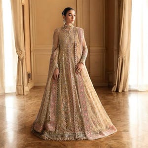 Gold Indian Bridal Dress - Etsy
