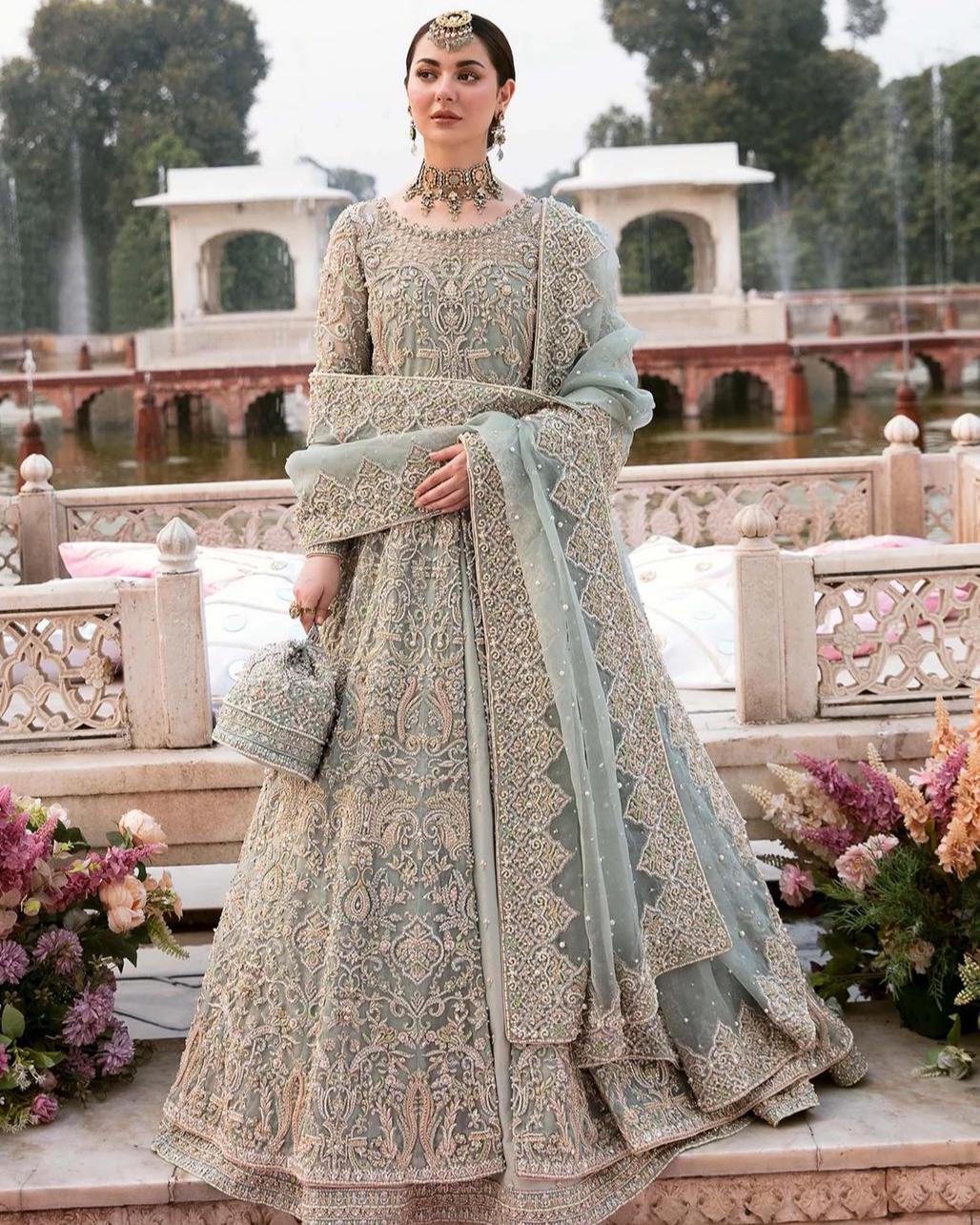 ice blue nikkah dress Elegant Blue Breezy Maxi Dress main image 0