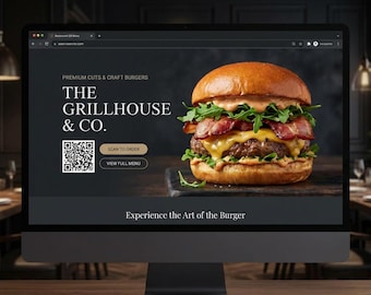 Digital QR Menu System,Restaurant Cafe Website Template Admin Panel Source Code Contactless Ordering