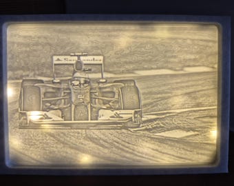 Bespoke Lithopane Lightboxes, 3D Printed Keepsake Memory Light Box