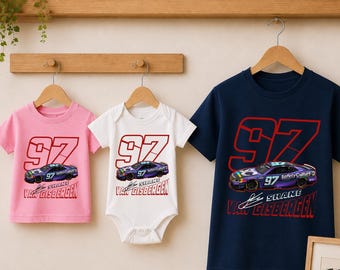 Shane Van Gisbergen Racing Family Shirt, NASCAR Kid Tee, Baby Bodysuit Gift