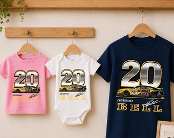 Christopher Bell Racing Shirt, Family NASCAR Tee, Kid Shirt, Baby Bodysuit Gift