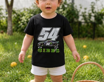 Ty Gibbs Racing Family Shirt, NASCAR Kid Tee, Baby Bodysuit, Stock Car Fan Gift