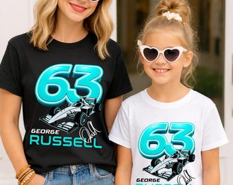 Camiseta George Russell 63 Racing - Ropa para aficionados a la F1