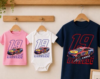Chase Briscoe NASCAR Family Shirt, Kid Racing Tee, Baby Bodysuit Fan Gift