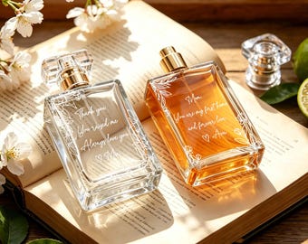 Personalized Perfume Bottle Gift for Mom - Custom Mom Refillable Perfume Bottle, Ideal Mother of The Bride Gift, Thank you Gift Wedding Day