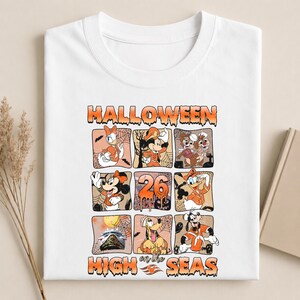Halloween On The High Seas Shirt 2026,Halloween Cruise Tee,Family Cruise Matching Tee,Spooky Cruise Vacation Tee,Disney Cruise Halloween Tee