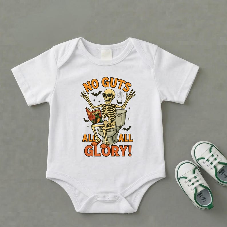 Funny Halloween Skeleton Shirts, Purple Spooky Season Tee, Sarcastic Toilet Humor T-Shirt, Cute Skeleton Reading Shirt, Funny Halloween Gift image 14
