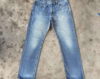 36x30.5 Vintage Japanese Brand Faded Denim Jean Pants
