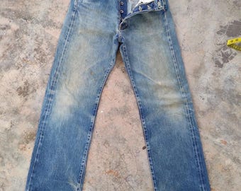 Vintage Paul Smith Button Fly Selvedge Rusty Denim Jean Pants W30x30