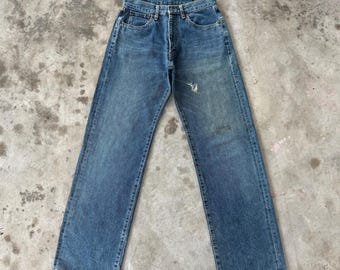 W30x30.5 Vintage Bbson Faded Denim Jean Pants