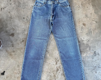 Pantalon en jean vintage Uniqlo en denim délavé taille 34 W34 x 30
