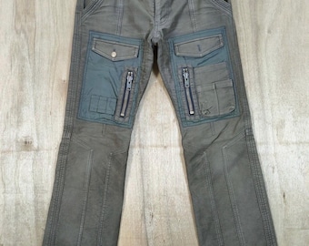 Vintage Kenji Ito Brown Multipocket Cargo pants Waist 30 x 30