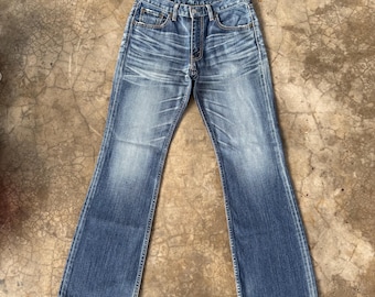 W31x30.5 Vintage Levi's 707 Flare Bootcut Denim Jean Pants