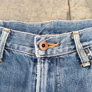 W34 Vintage Edwin Selvedge Orange Tag Faded Denim Jean Pants W34x34 bild 6