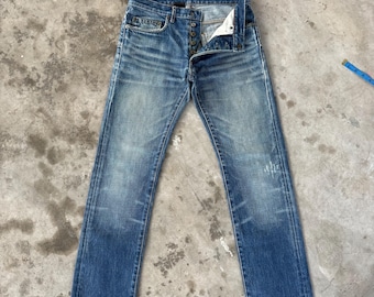 Vintage Dior Denim Button Fly Faded Jean Pants