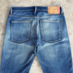 W33x32 Vintage Acne Studio Slim Fit Blekede Mud Wash Denimbyxor bild 11