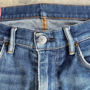 W33x32 Vintage Acne Studio Slim Fit Blekede Mud Wash Denimbyxor bild 7