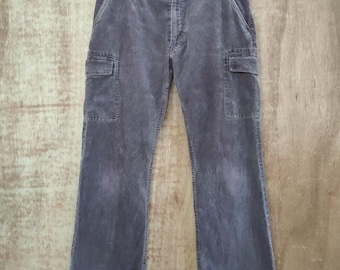 W32x27.5 Vintage Joseph Homme Corduroy Faded Cargo Pants
